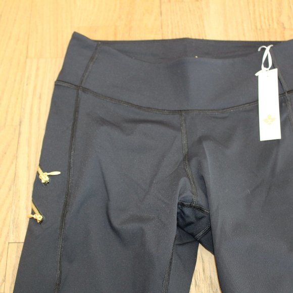 FIERCE + REGAL THE ZIPPERED LEGGING BLACK 6 $160 - Picture 4 of 7